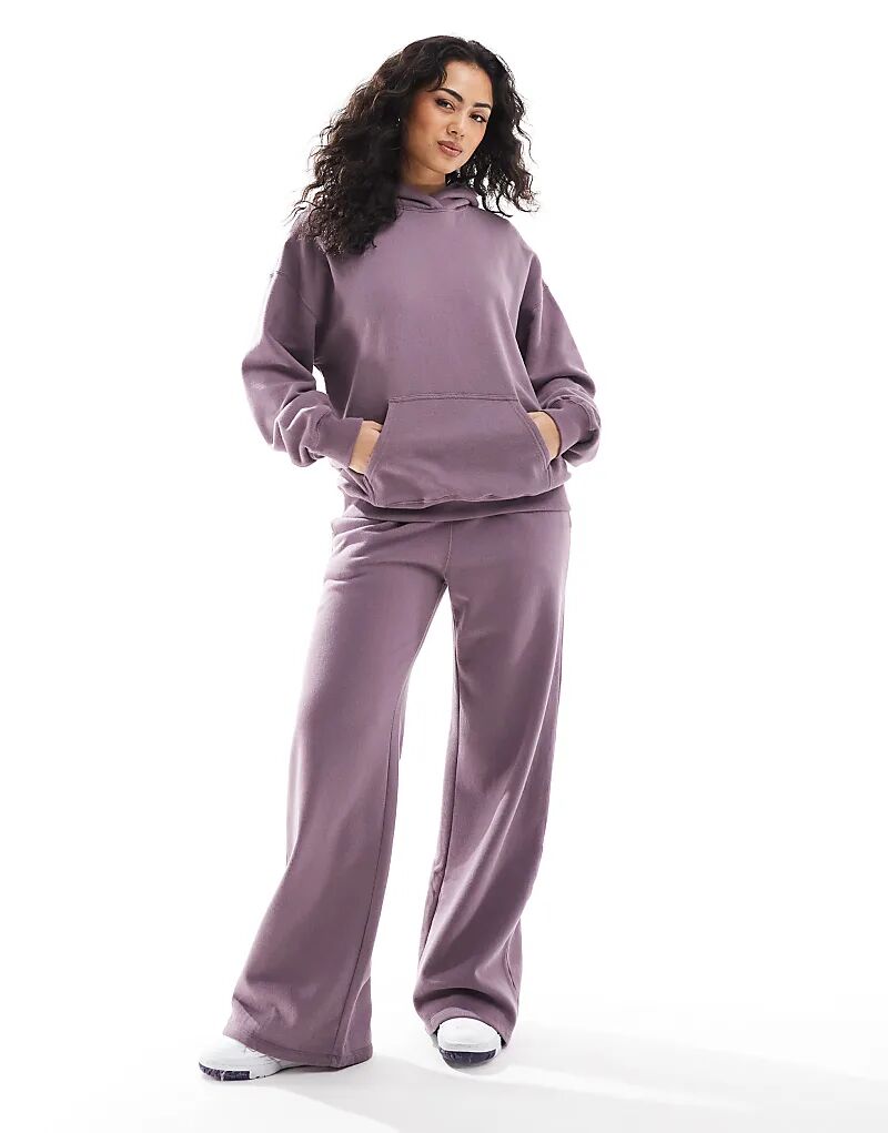 

Широкие брюки-джоггеры Hollister Purple с логотипом (часть комплекта)