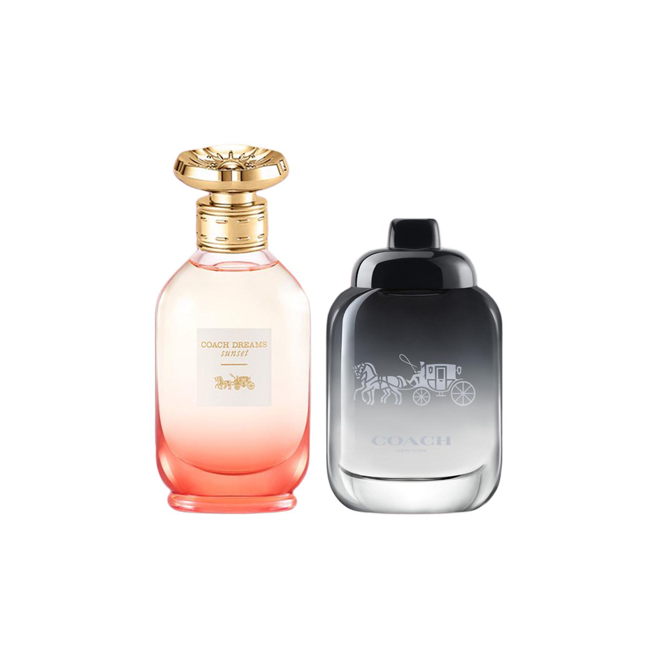 

Набор мини-парфюмов New York из двух флаконов Eau De Parfum EDP и Eau De Toilette с нотами цитруса и бергамота 4,5мл+4,5мл COACH