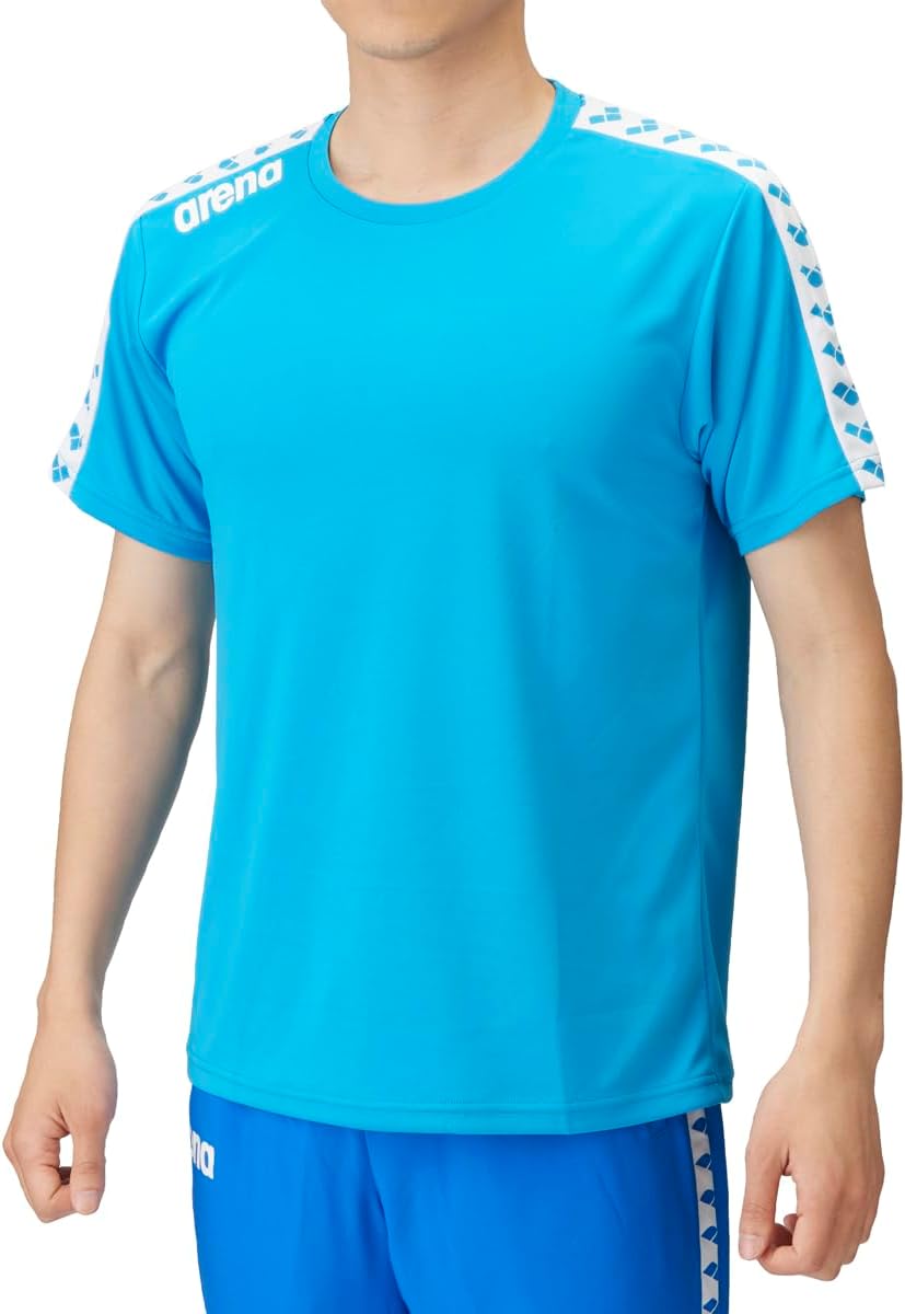 

Футболка унисекс ARENA Team Wear для плавания, для плавательной команды, из быстросохнущей сетки, классический дизайн ASS4HTU010, синий