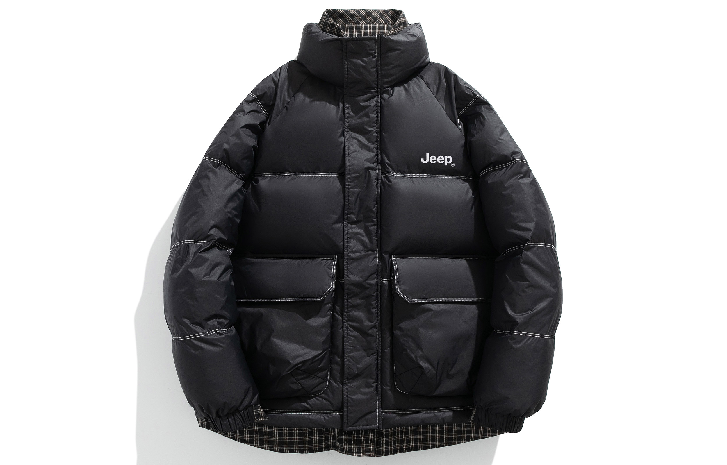 

Jeep Унисекс пуховик, Pure Black
