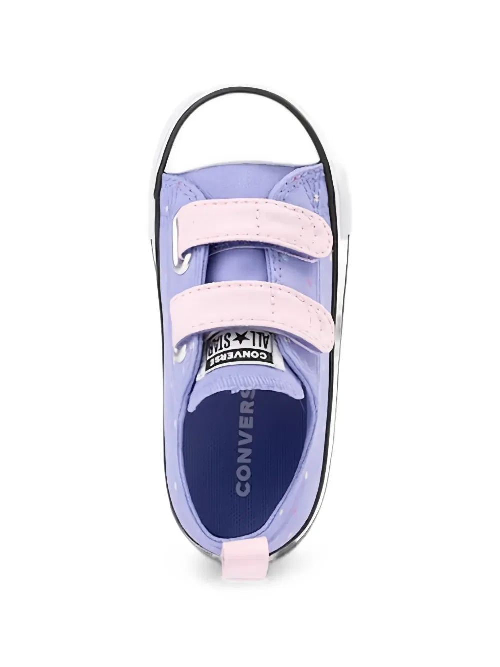 Кроссовки Chuck Taylor All Star в горошек Converse Kids, фиолетовый — фото 2