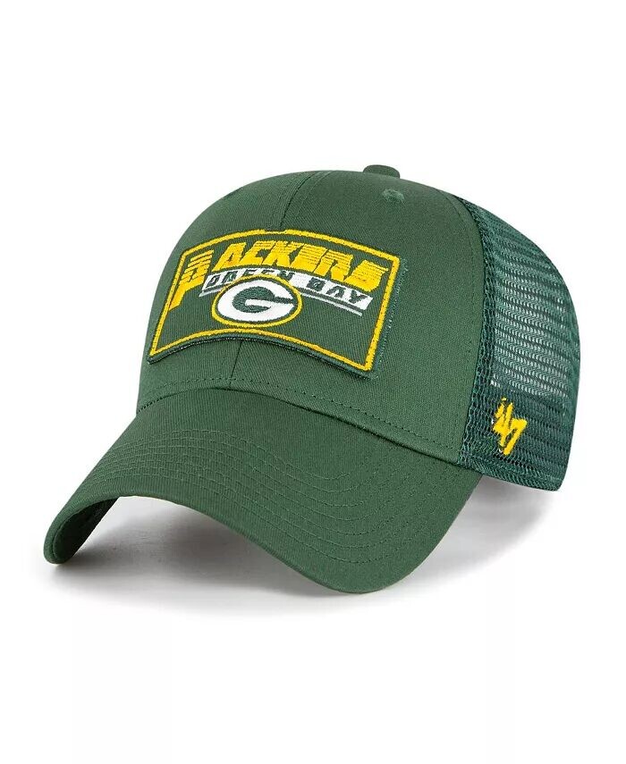 

Big Boys Зеленый Green Bay Packers Levee MVP Trucker Регулируемая кепка '47 Brand
