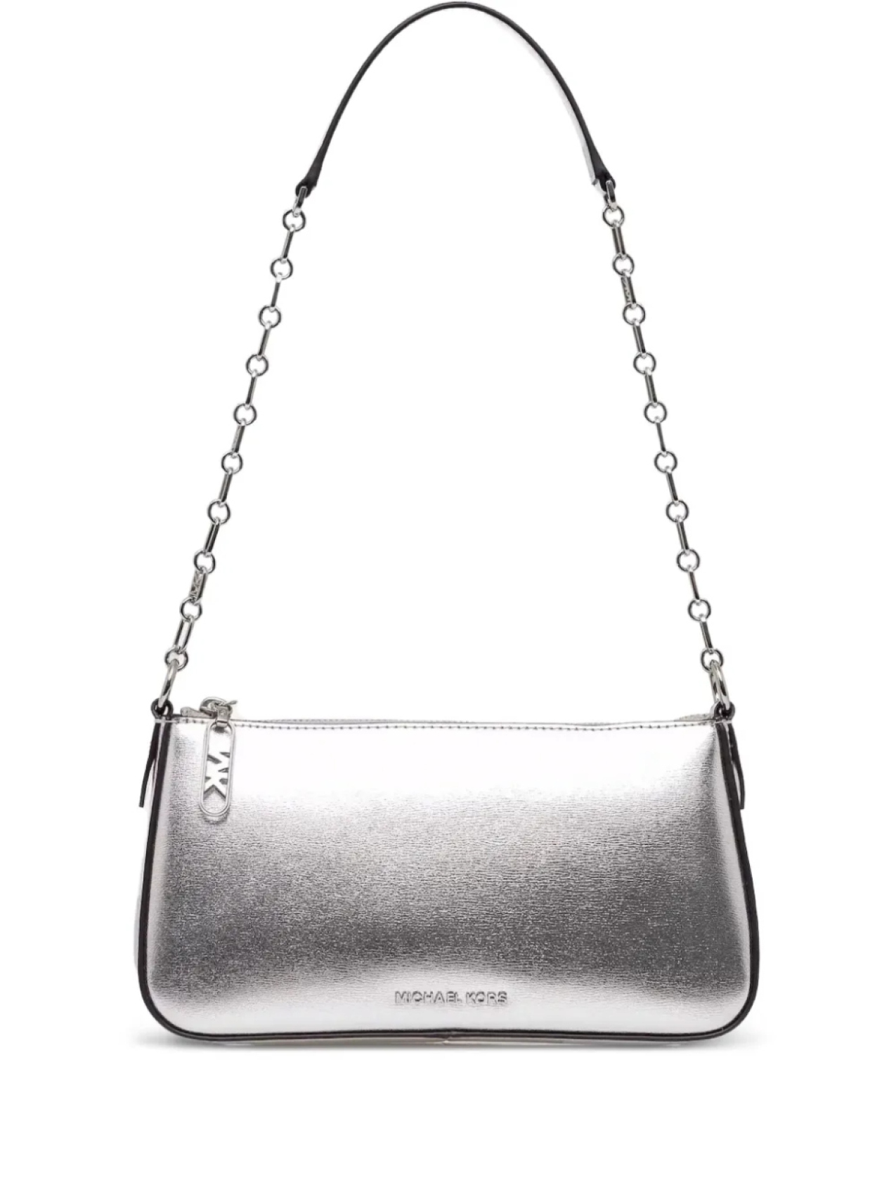 

Сумка через плечо из металлизированной кожи Michael Michael Kors Empire, серебряный