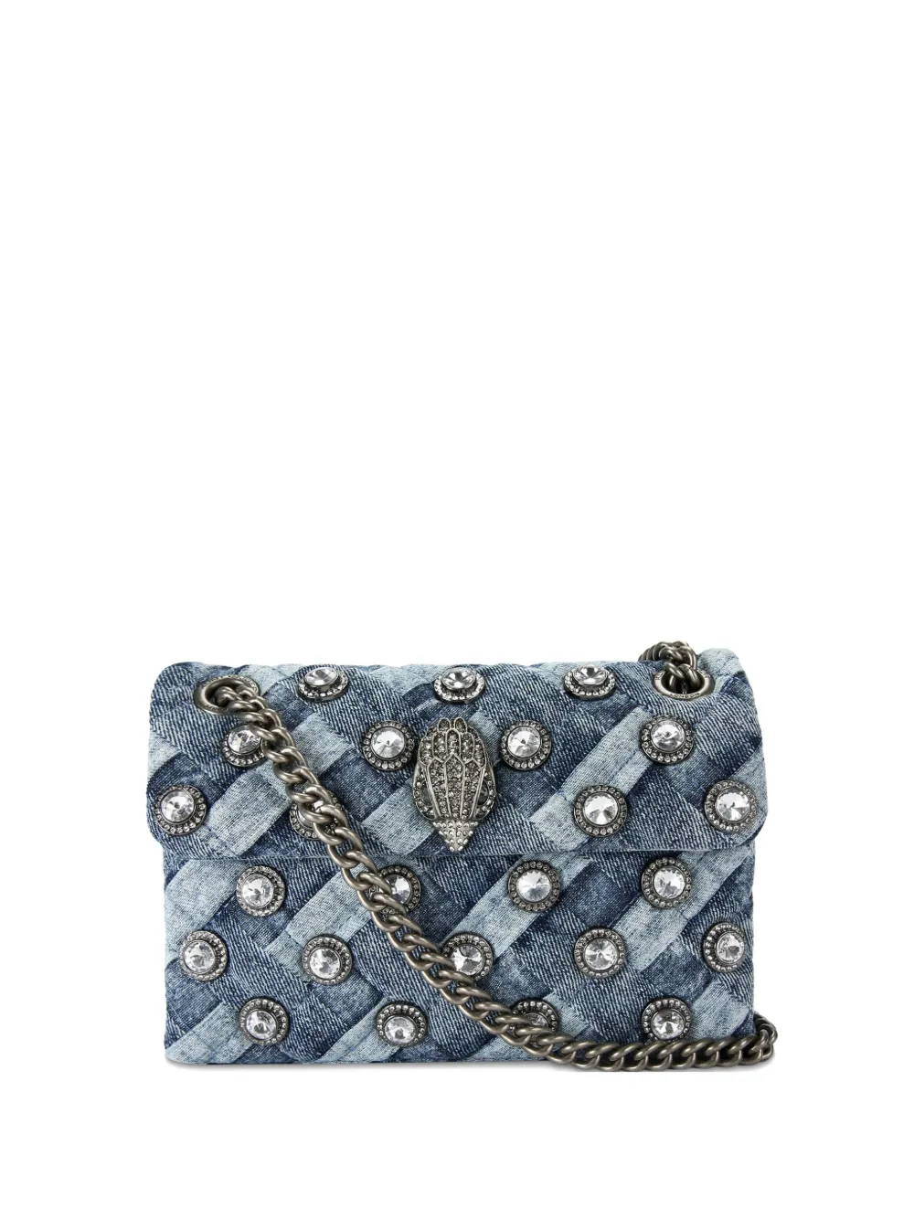 

Мини-сумка Kensington на цепочке, украшенная кристаллами KG Kurt Geiger, синий