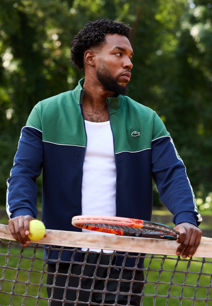 

Толстовка Lacoste Sport TENNIS JACKET, Navy Blue/Green/Dark Blue