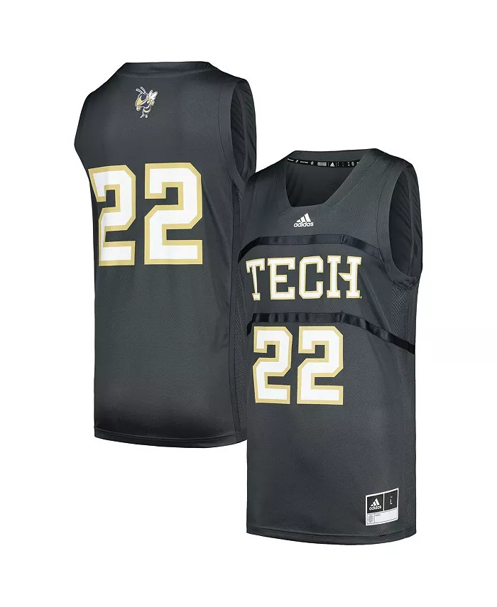 

Мужская баскетбольная майка Swingman #22 Georgia Tech adidas, серый