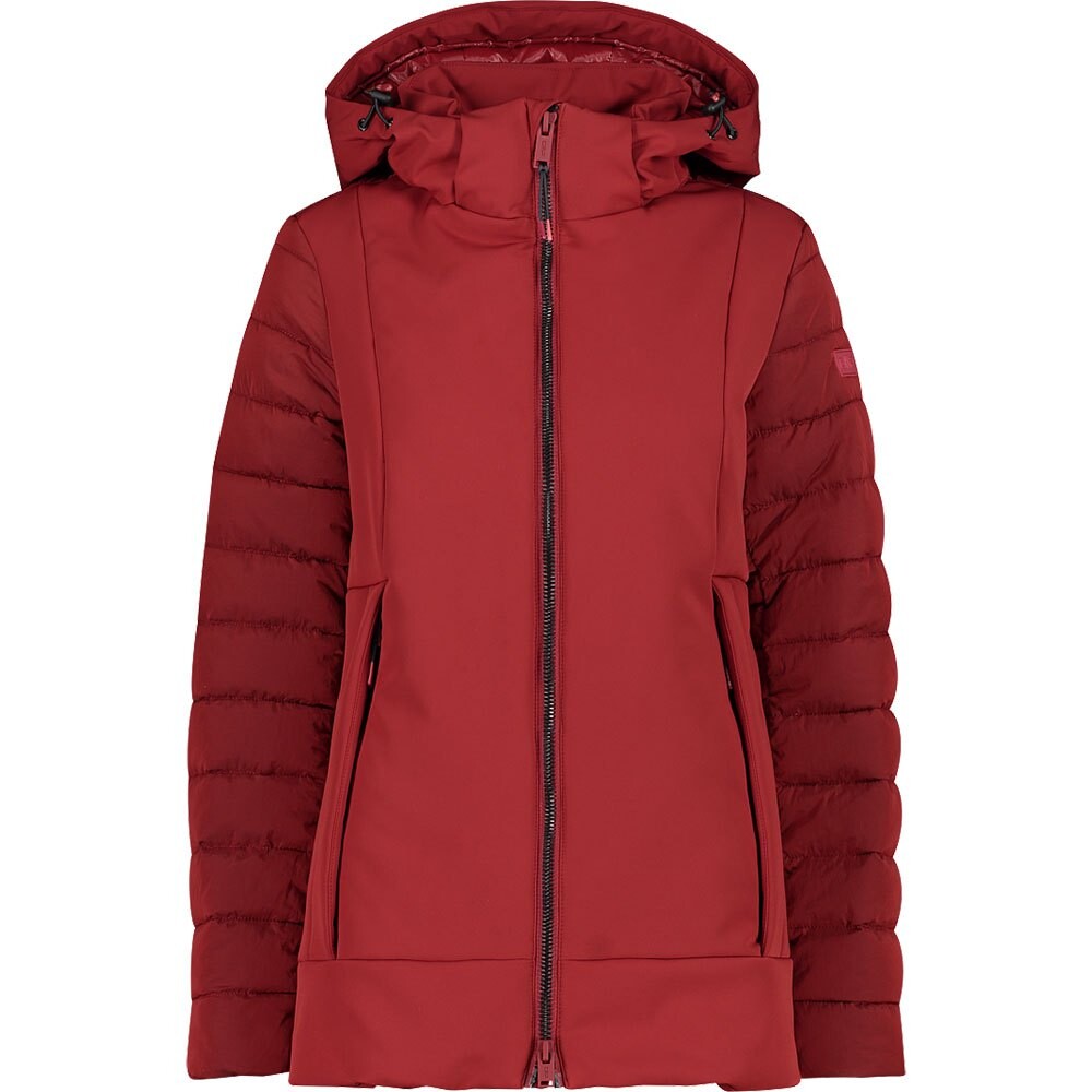 

Спортивная куртка CMP Long Zip Hood 32K1516 softshell, красный