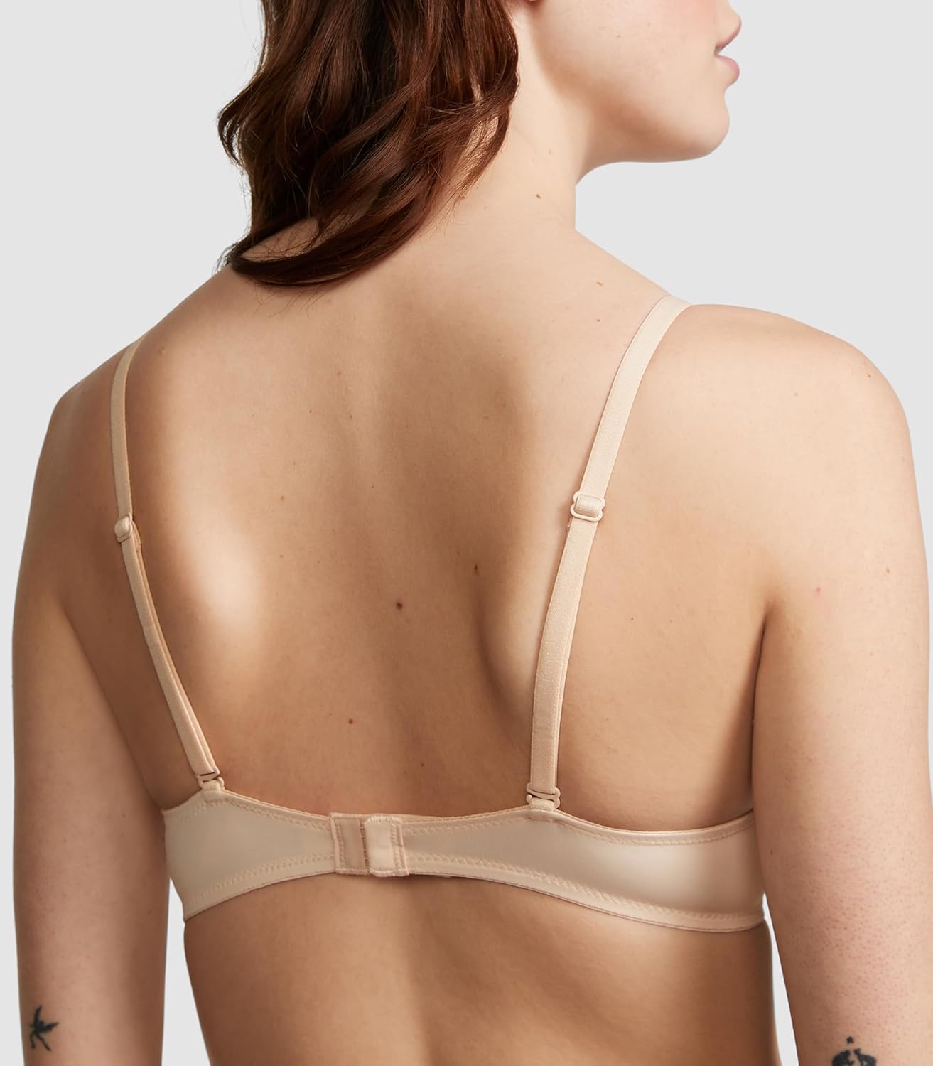 Женский бюстгальтер Victoria's Secret Pink Wear Everywhere Push Up, бежевый — фото 2