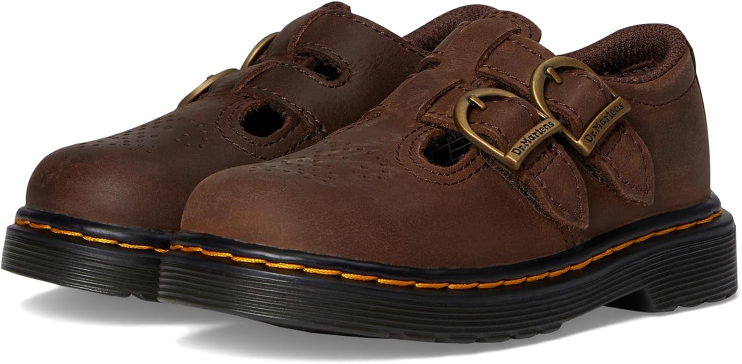 

Dr. Martens Girl's 8065 T (Toddler) Mary Jane Flat, Dark Brown