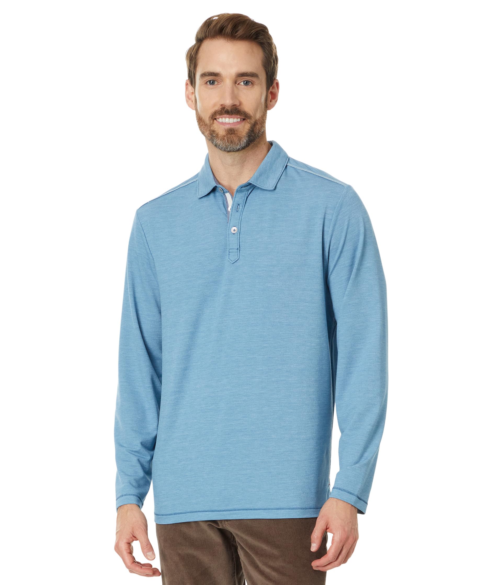 

Поло Tommy Bahama Coasta Vera Polo Ls, Corfu Blue