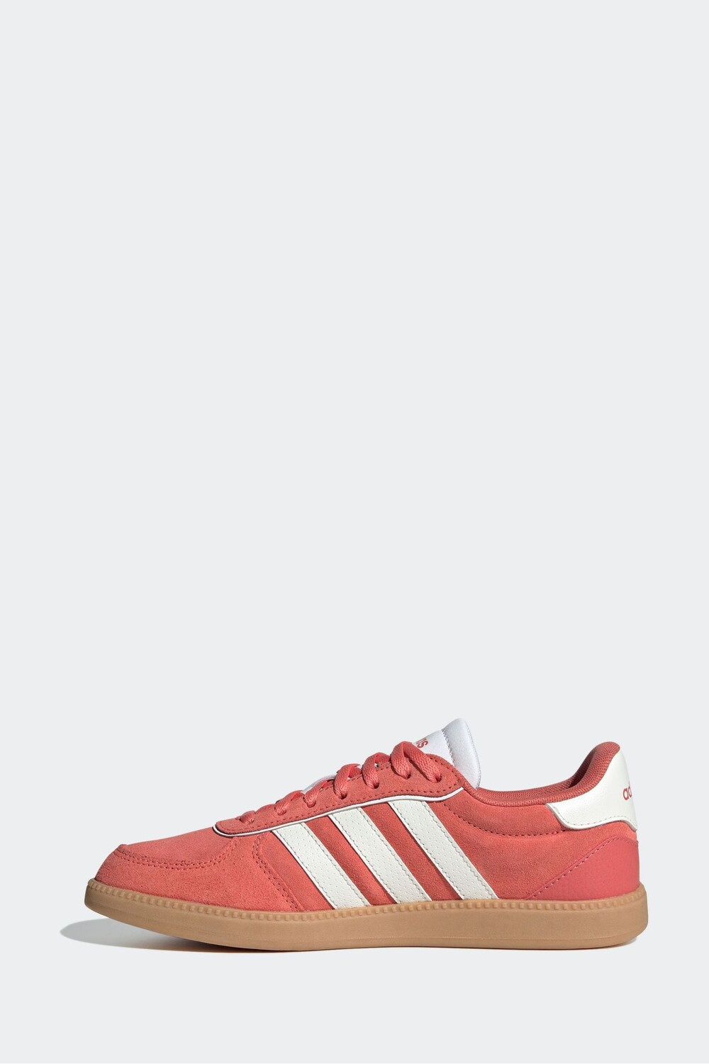 Изящные замшевые кроссовки Breaknet Adidas, красный — фото 2