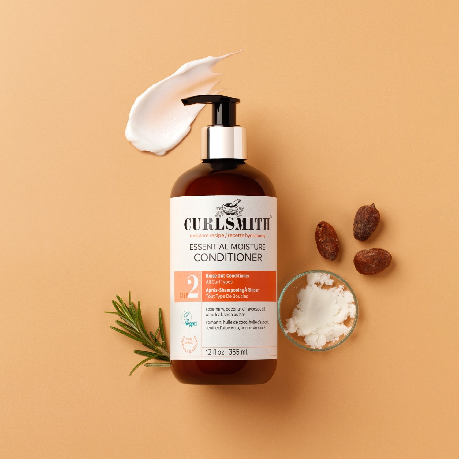 Кондиционер для волос hydrating care Curlsmith, объем 355 мл — фото 3