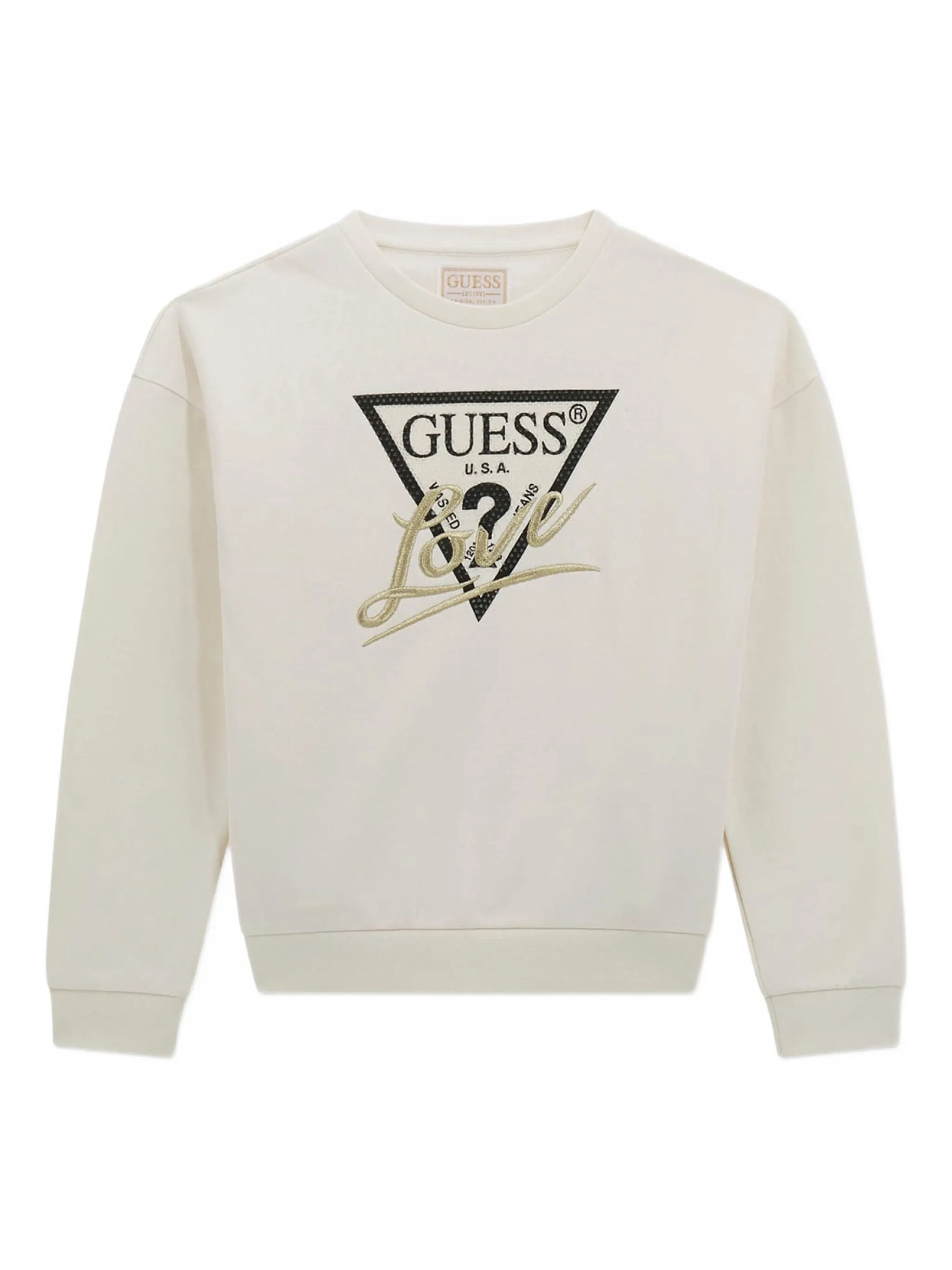 

Толстовка с вышитым логотипом Guess Kids, нейтральный