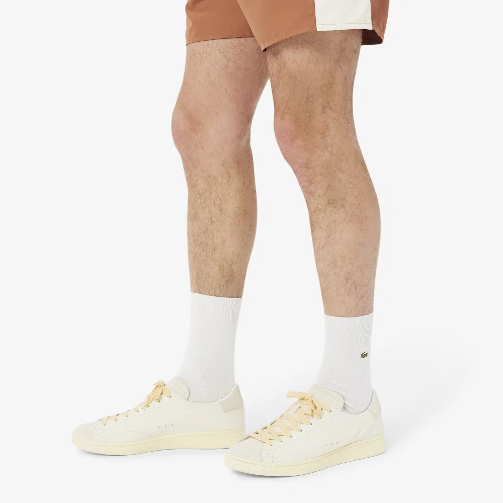 Мужские белые кожаные кроссовки Lacoste Carnaby Set — фото 2