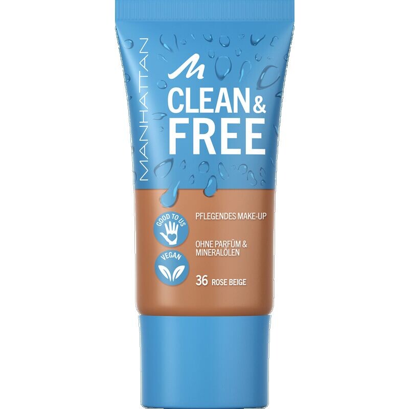 

Тинт Clean & Free Skin 36 Rose Beige Manhattan, 30 ml