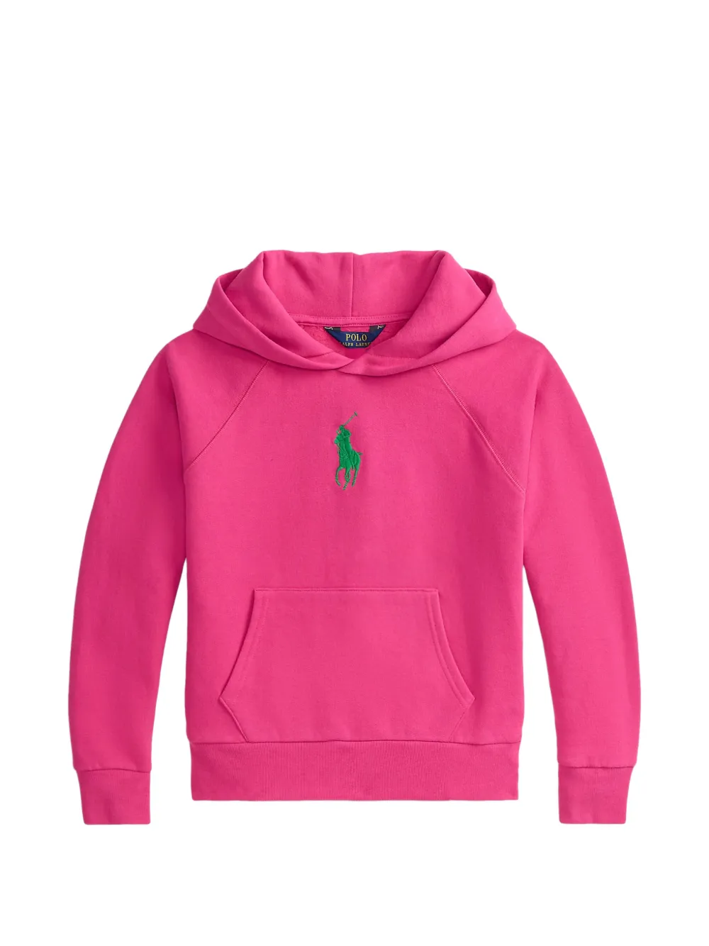 

Худи с вышитым логотипом Polo Ralph Lauren Kids, розовый