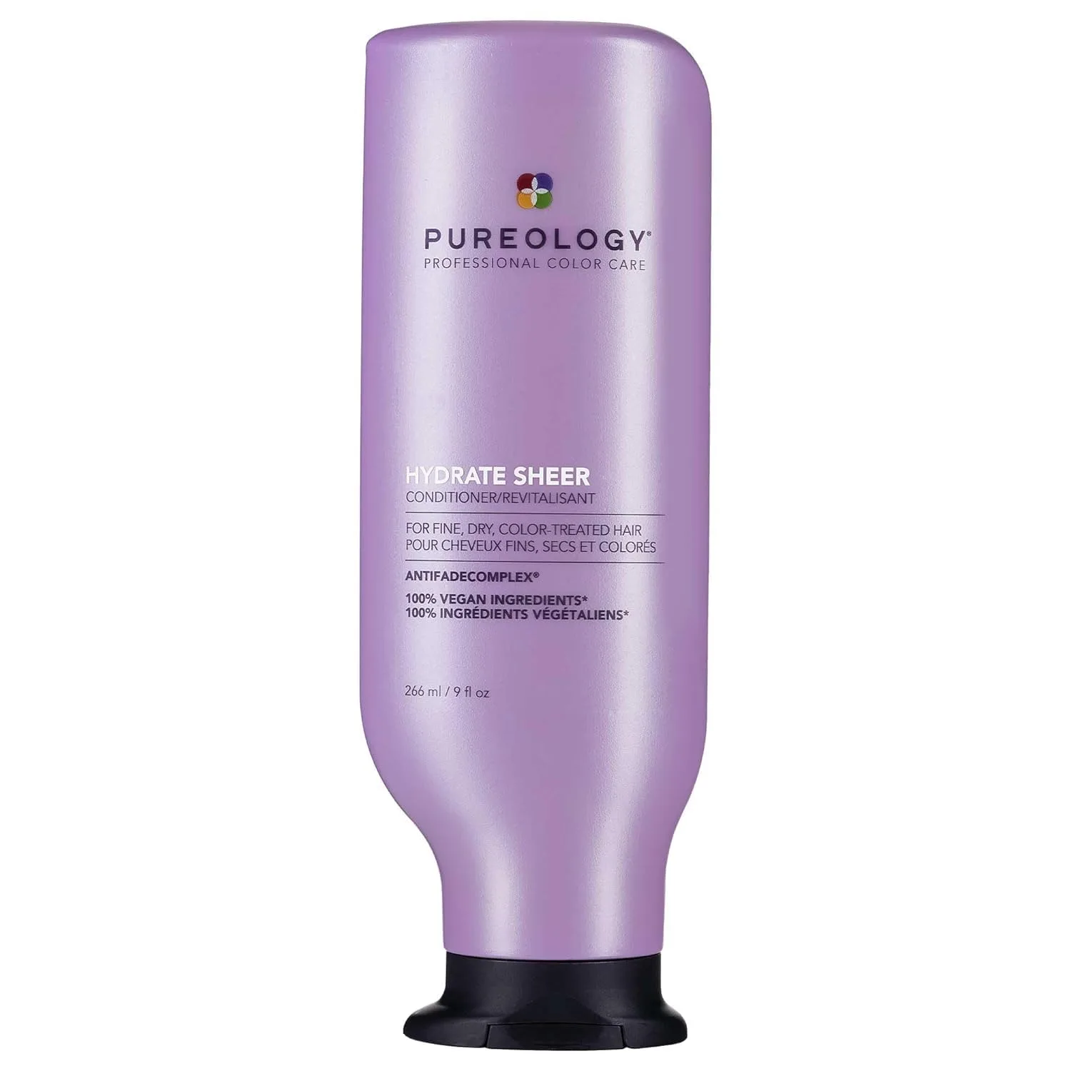 Увлажняющий кондиционер Pureology Hydrate Sheer - легкий увлажняющий кондиционер для тонких или сухих окрашенных волос, без силикона и подходит для веганов. 266 мл (1 шт.), Green