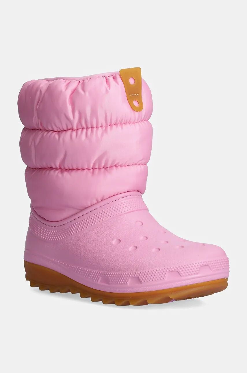 

Детские зимние ботинки Crocs CLASSIC NEO PUFF BOOT, розовый