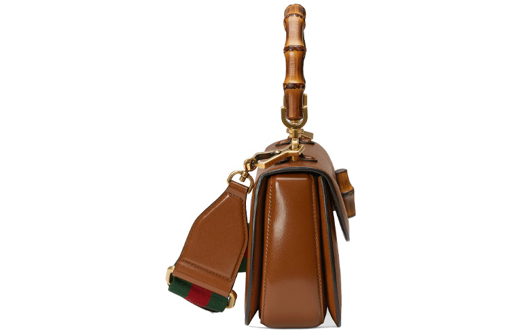 Кожаная сумка кросс-боди GUCCI Trumpets — фото 4