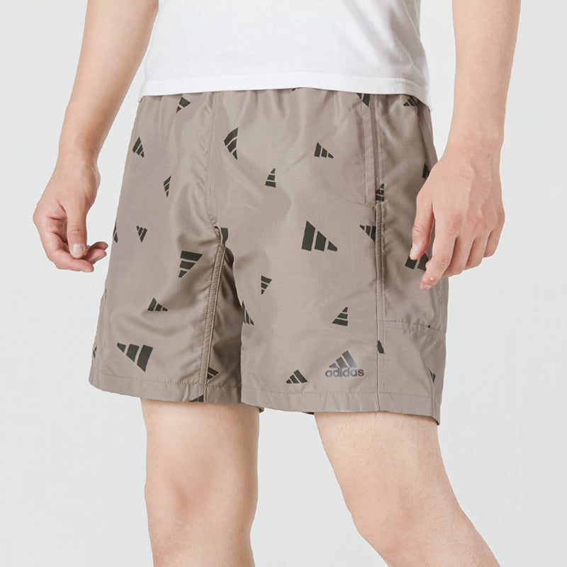 Шорты adidas M Prsve Board S Full Print Athleisure Casual Sports Woven Shorts Khaki HD0070 — фото 3