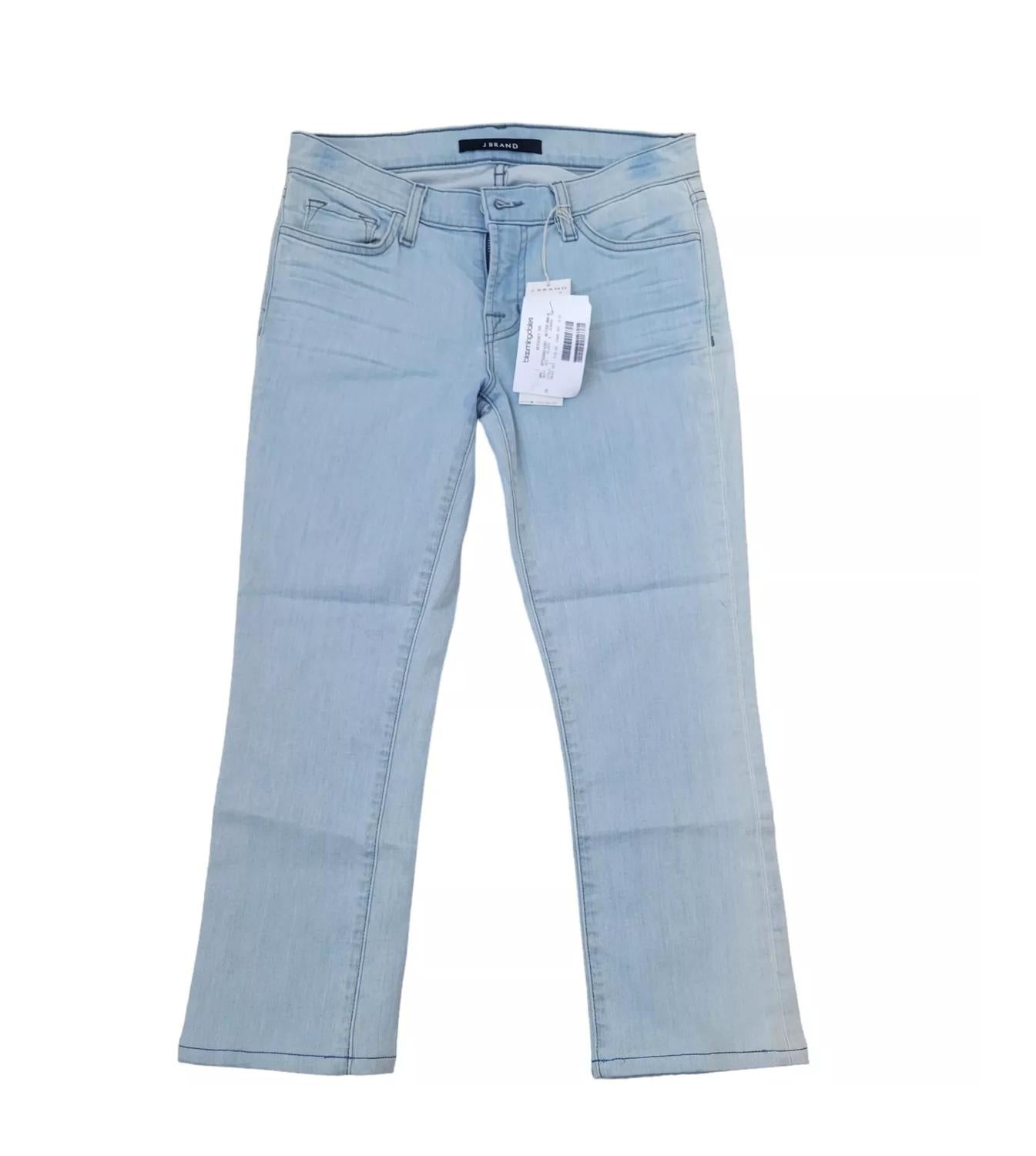 

Женские джинсы Seven-Eights Super Skinny синего цвета J Brand