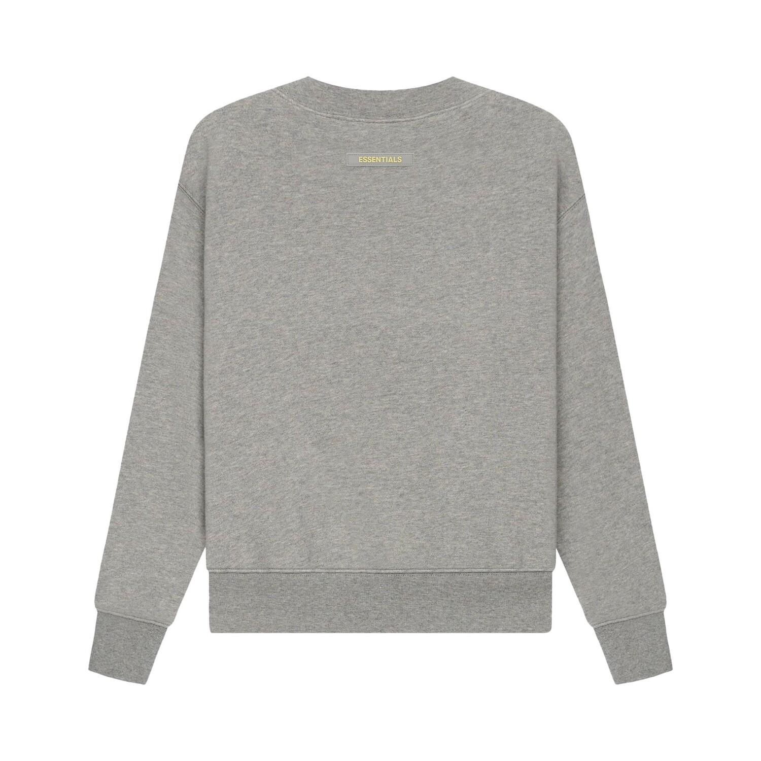 Детский пуловер с круглым вырезом Fear of God Essentials, темно-вересковый, овсяный — фото 2