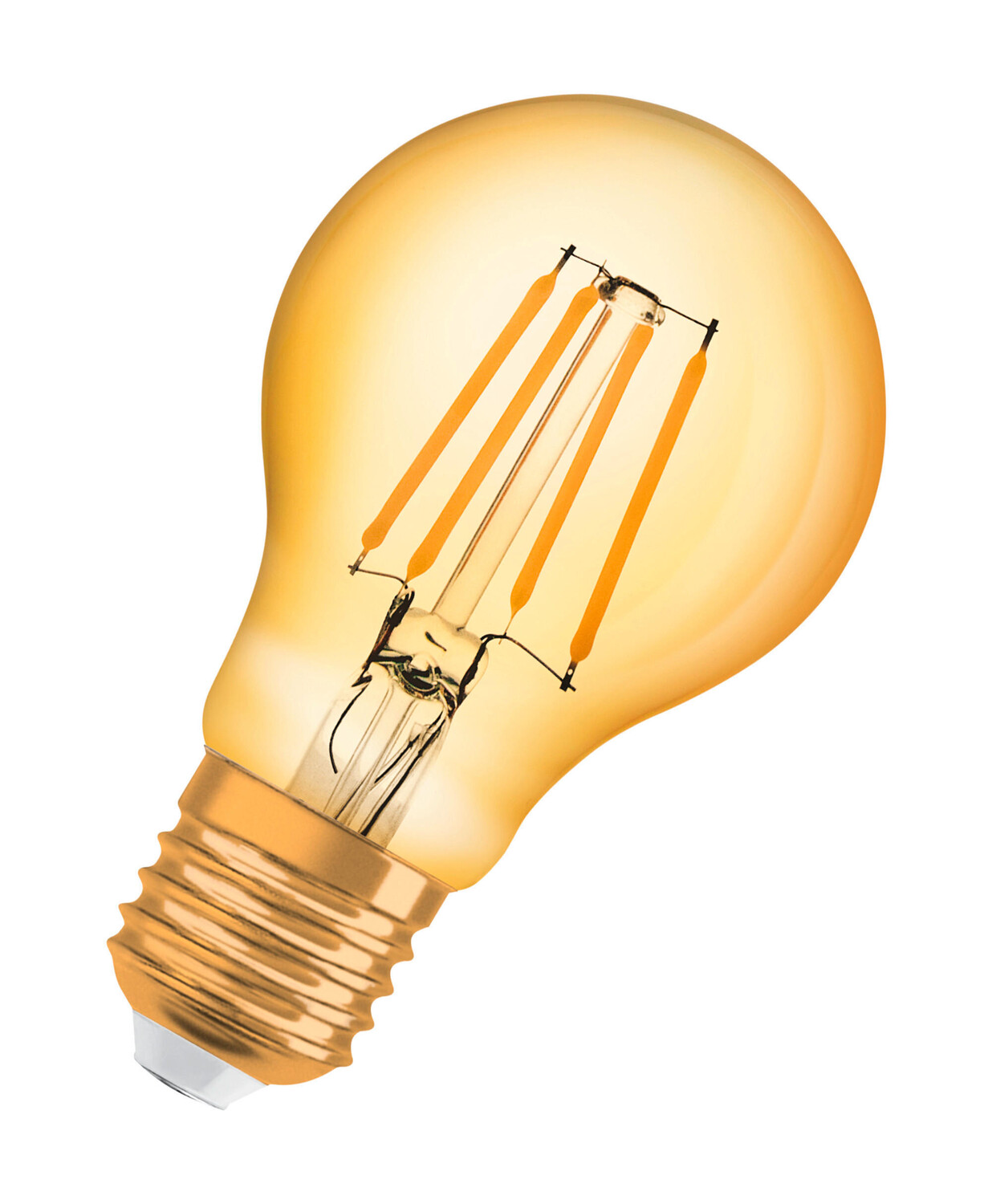 

Светодиодная лампочка Osram, 6x10,5 см, золотой