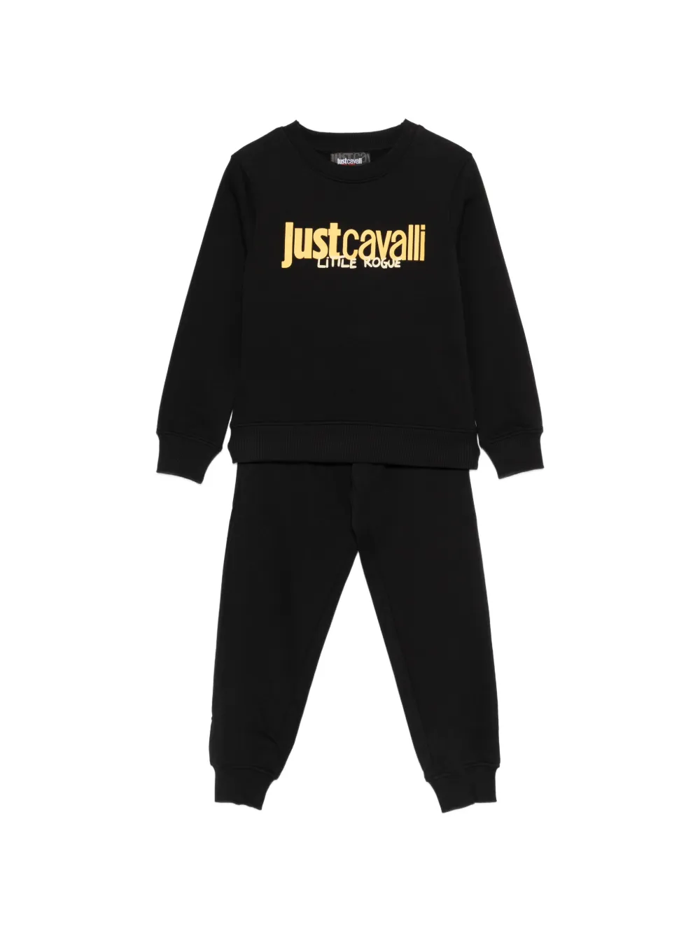 

Спортивный костюм с логотипом Roberto Cavalli Junior, черный