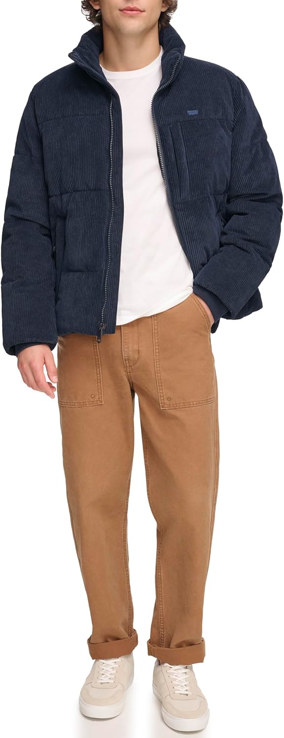Levi's Стеганая вельветовая куртка Levi's для мужчин, Navy — фото 3
