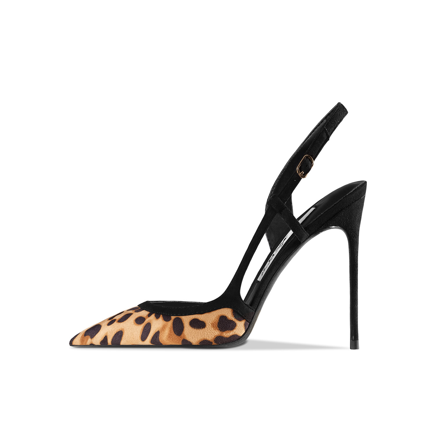 

Сандалии женские Ganxiaojie, цвет Leopard print black 10cm