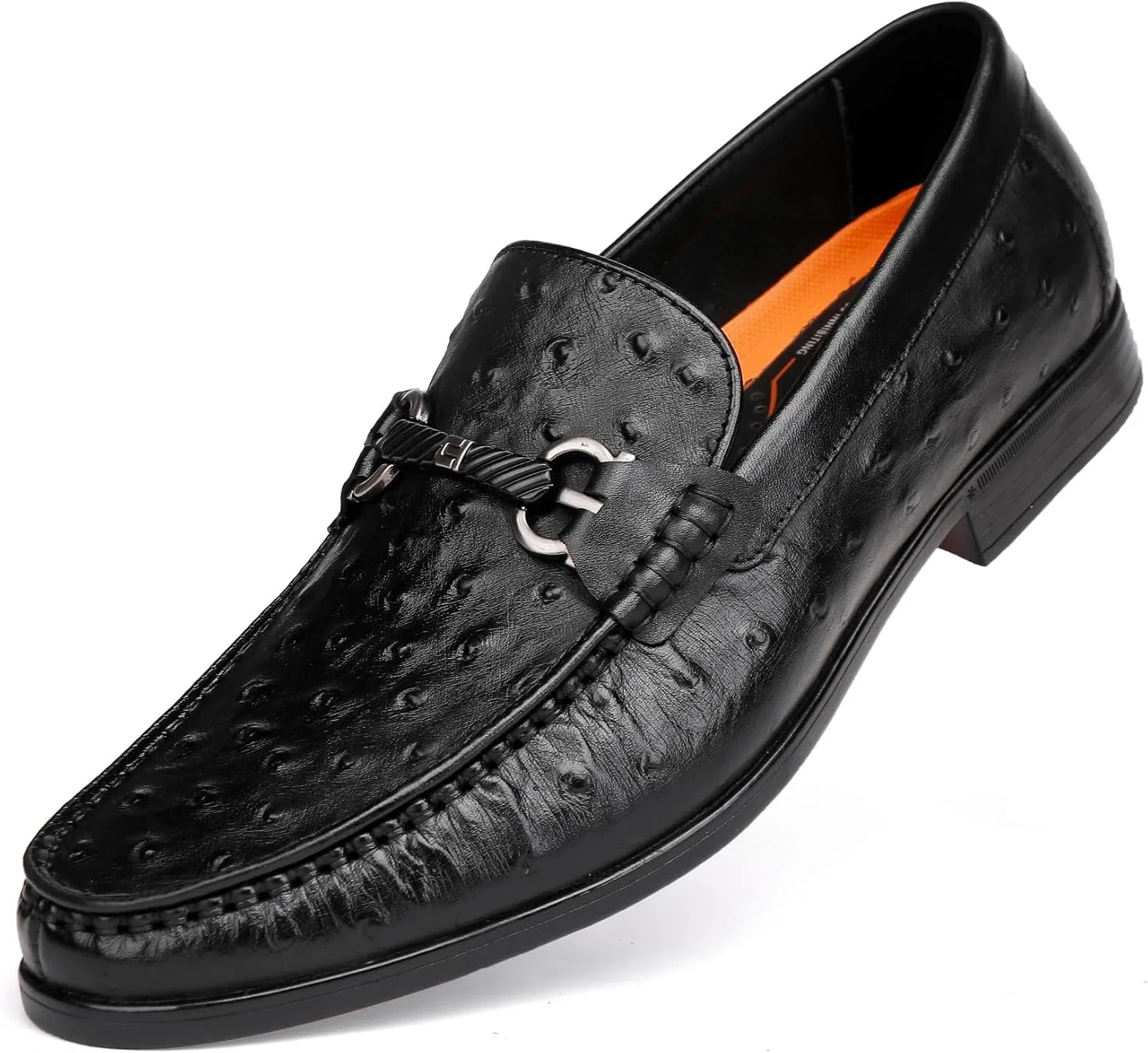 Лоферы, из натуральной кожи, Black