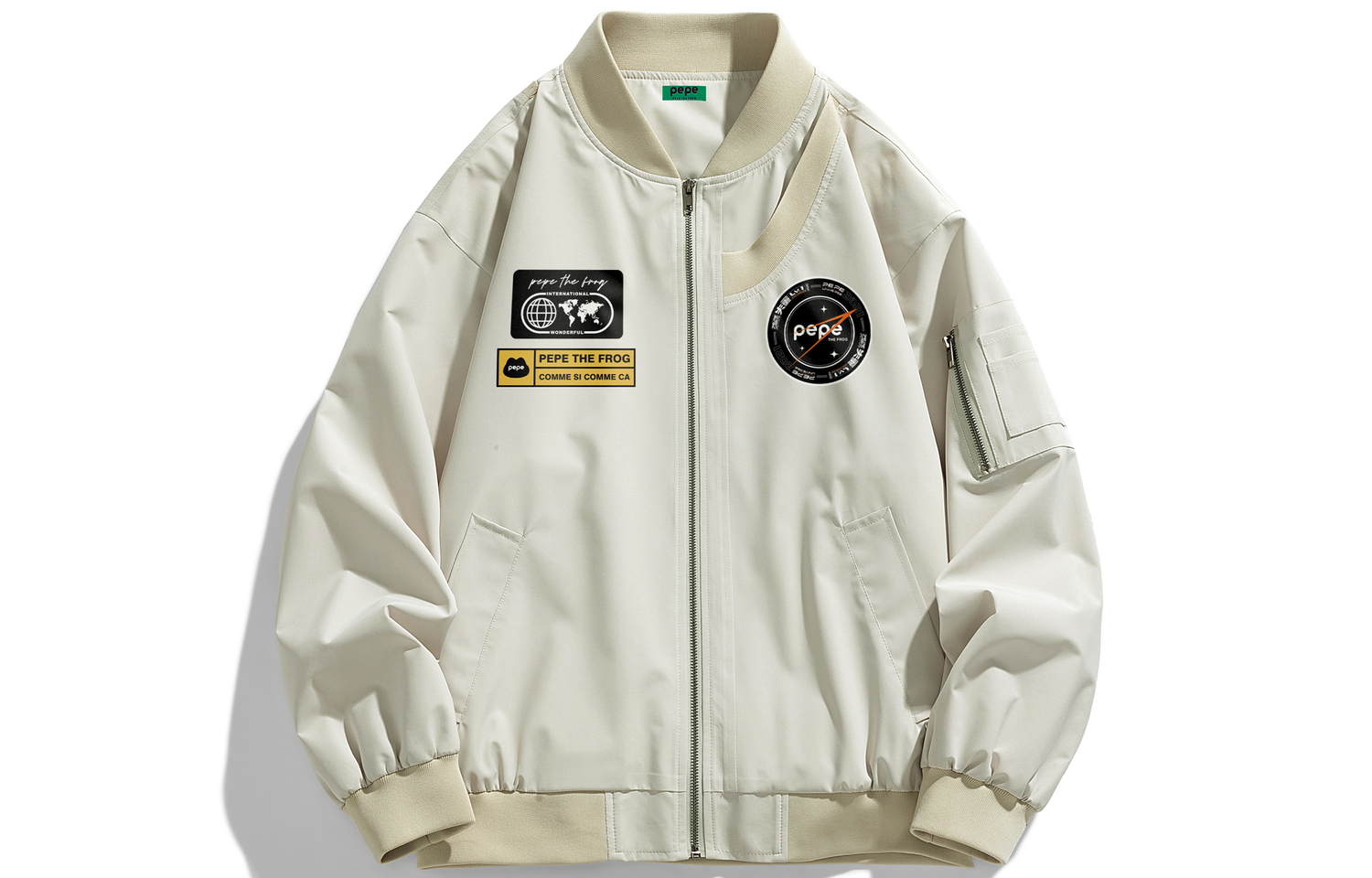 

Pepe The Frog Куртка Unisex, Beige Apricot