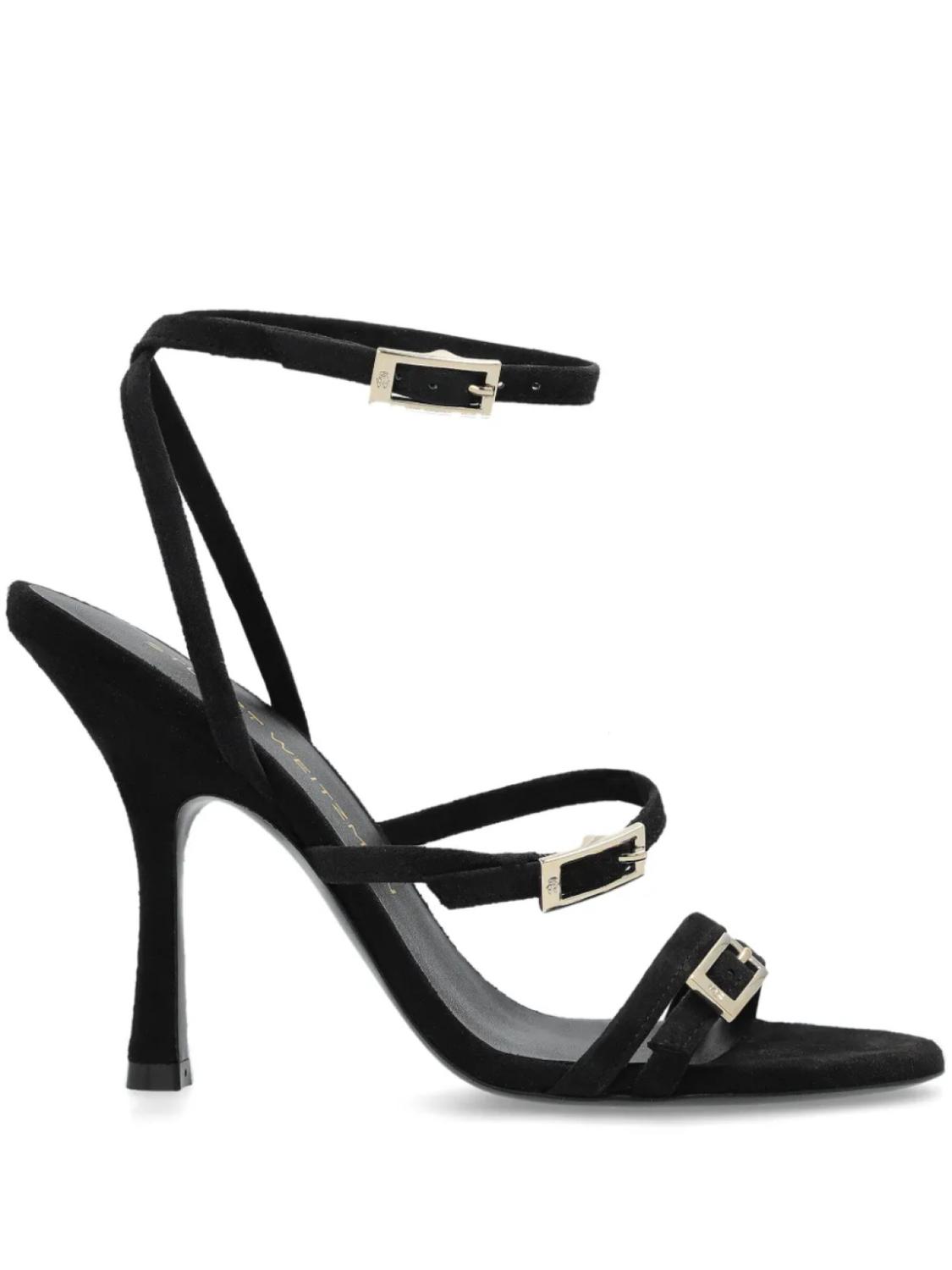 Сандалии Stuart Weitzman 100 мм Georgie, черный