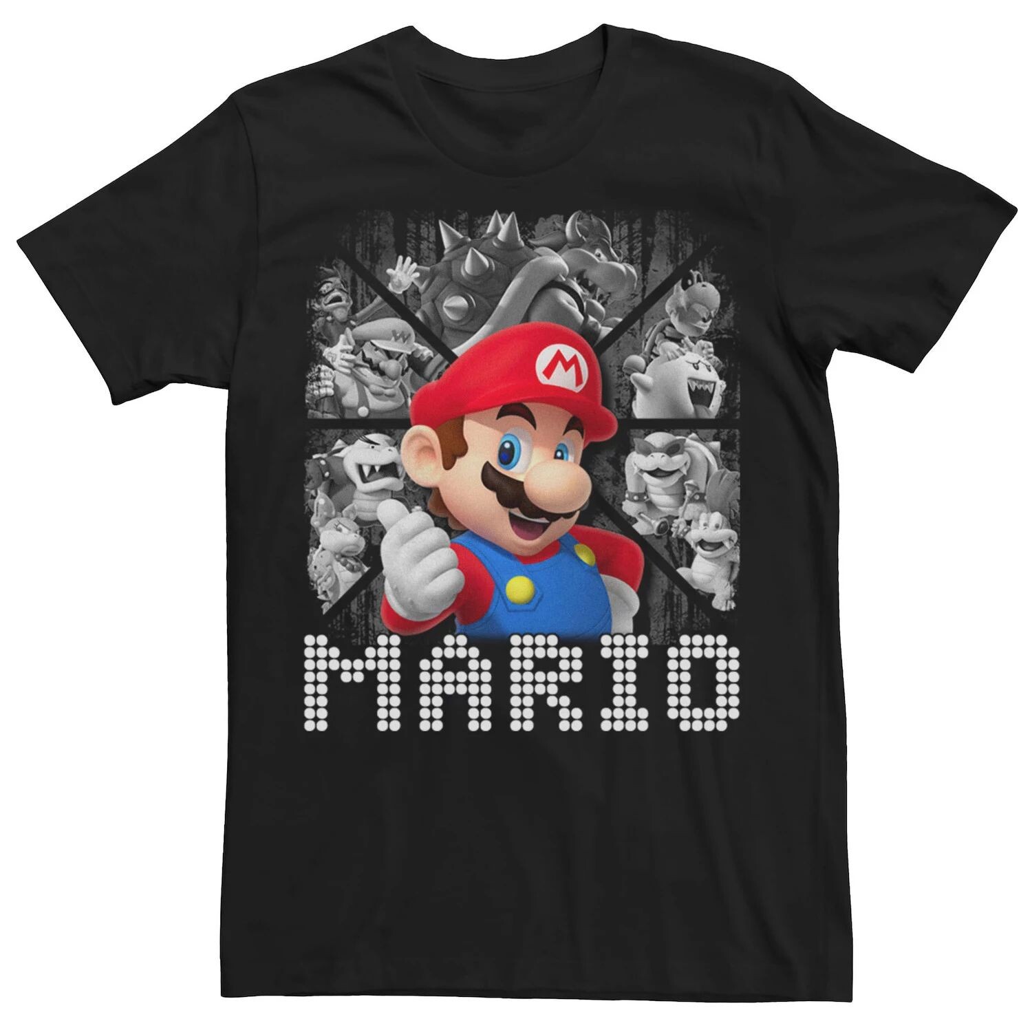 

Мужская футболка Super Mario Bad Guy со вставками Licensed Character