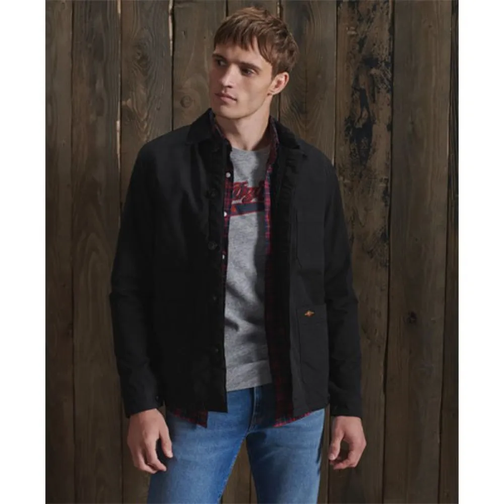 

Верхняя рубашка Superdry Utility Mix, черный