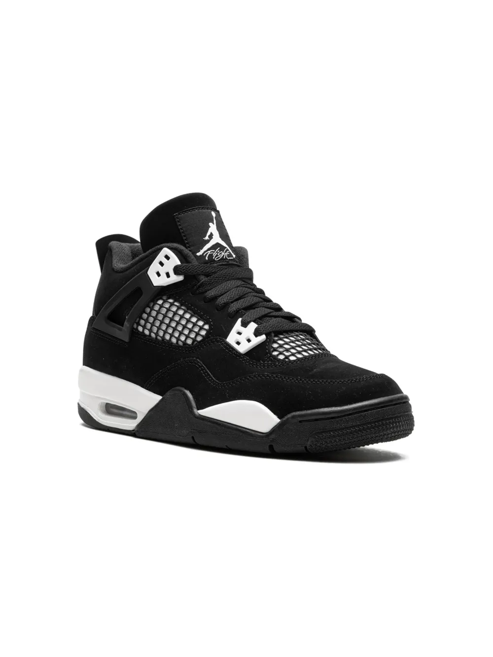 

Кроссовки Air Jordan 4 Retro White Thunder Jordan Kids, черный