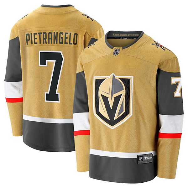 

Мужская брендовая футболка Vegas Golden Knights Alex Pietrangelo Fanatics