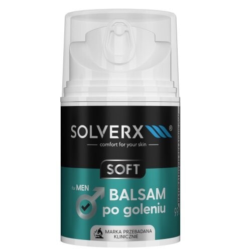 

Бальзам после бритья для мужчин, 50 мл Solverx, Soft