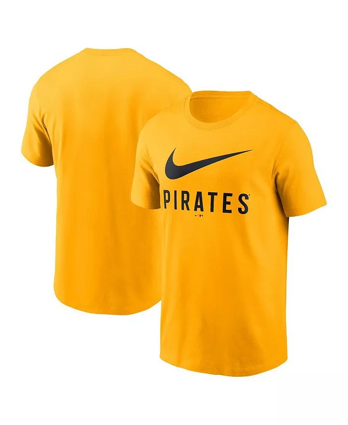 

Мужская футболка Gold Pittsburgh Pirates с логотипом Swoosh Nike