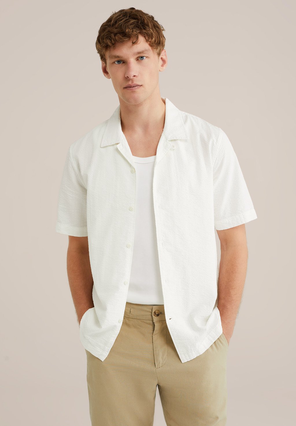 

Рубашка WE Fashion, белый
