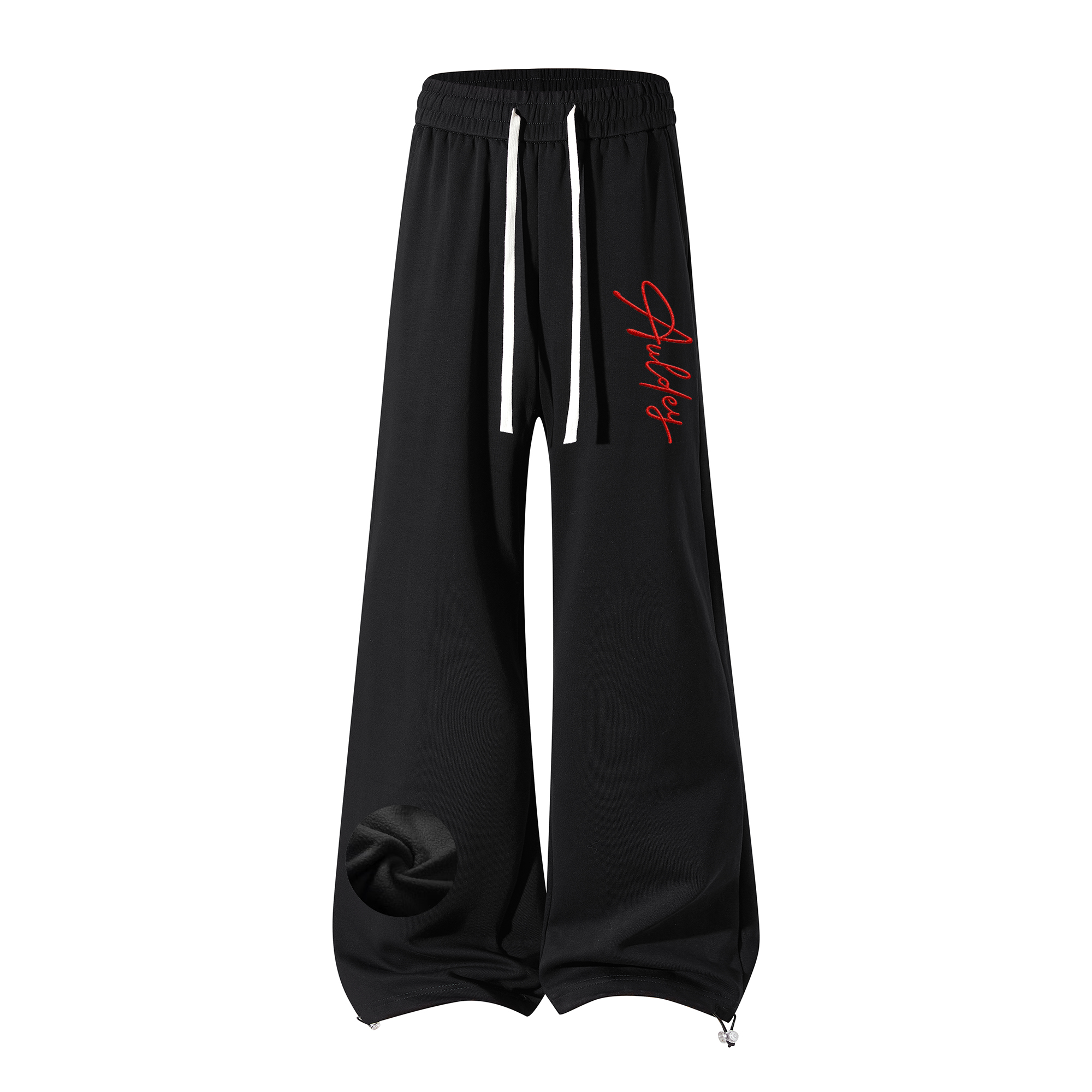 

Повседневные брюки Unisex утепленные и флисовые AULDEY, черный[10,000-needle embroidery thickened and fleece-lined]