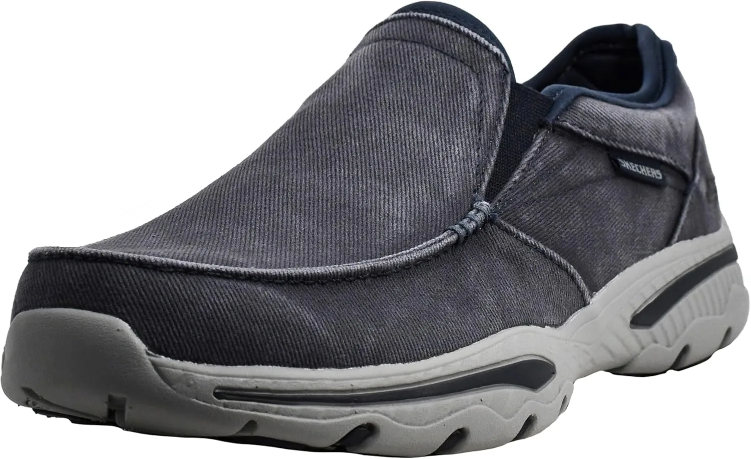 Мужские кроссовки Skechers Creston Moseco свободного кроя, темно-синий