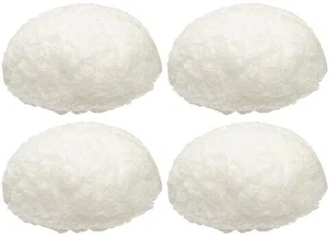 Спонж для лица Konjac Yamamoto Farm Baby Face, набор 4 шт, белый