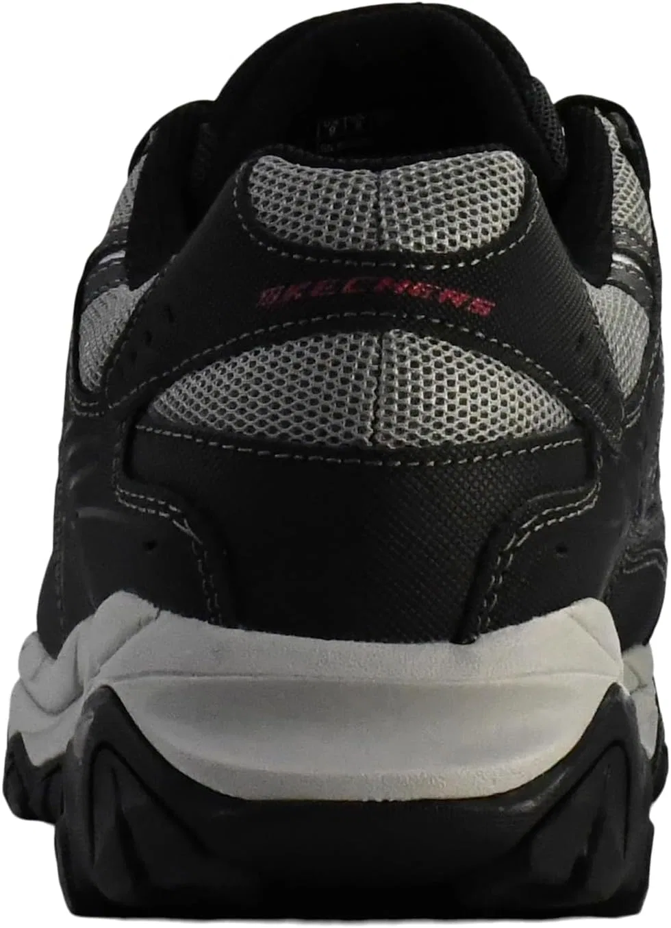 Мужские кроссовки Skechers Sport Afterburn Memory Foam Lace, Dark Grey Black — фото 3
