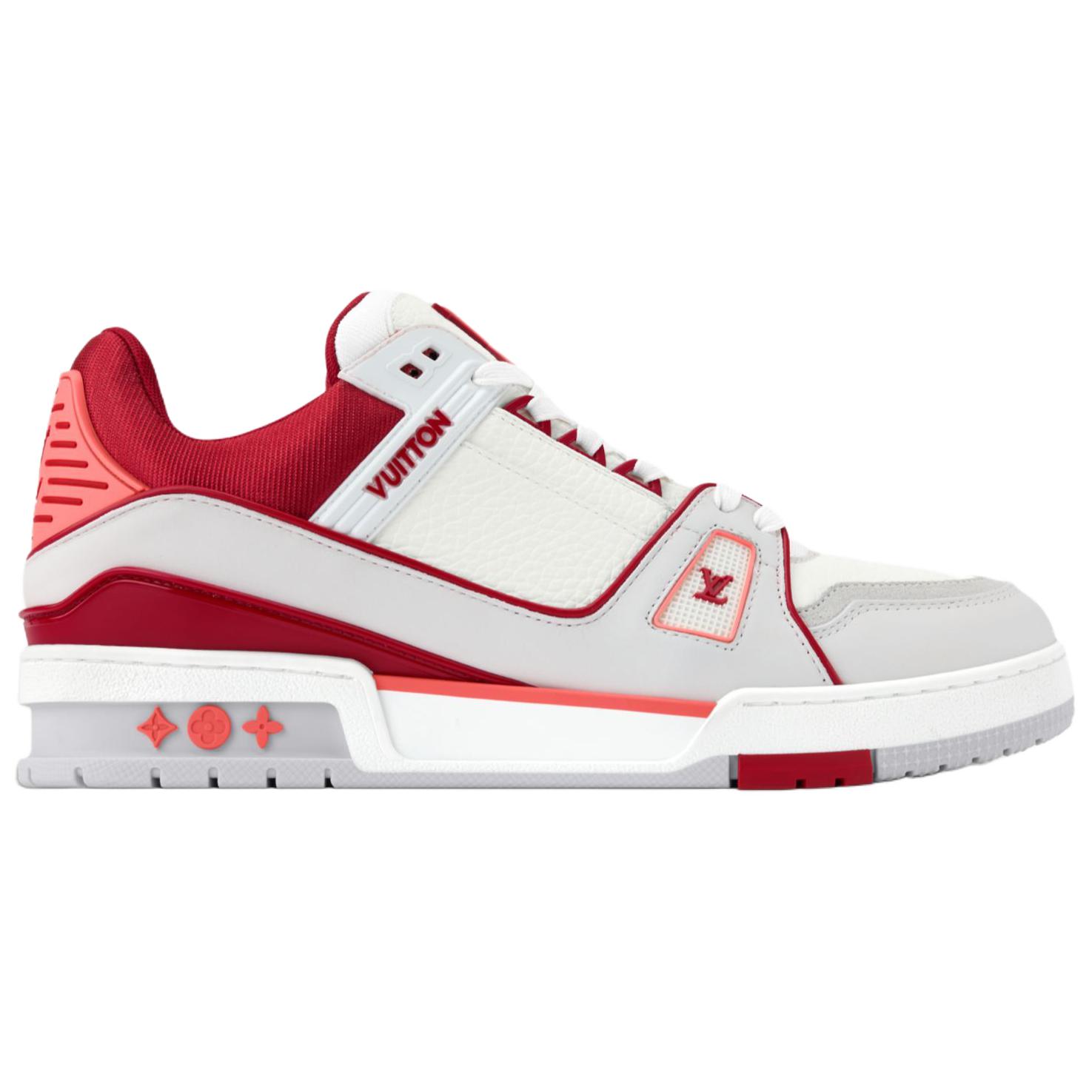LOUIS VUITTON Кроссовки Trainer Low top Skateboard Shoes мужские красные — фото 3