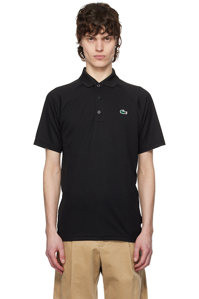 

Гольф-поло с защитой от ультрафиолета Regular Fit Lacoste, черный