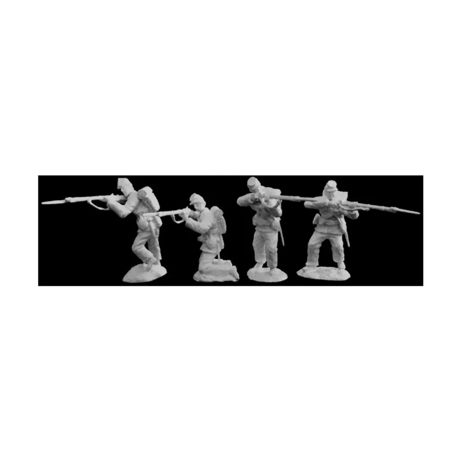 

Солдаты Конфедерации ведут огонь, American Civil War Miniatures (54mm) (Paragon Scenics & Miniatures)