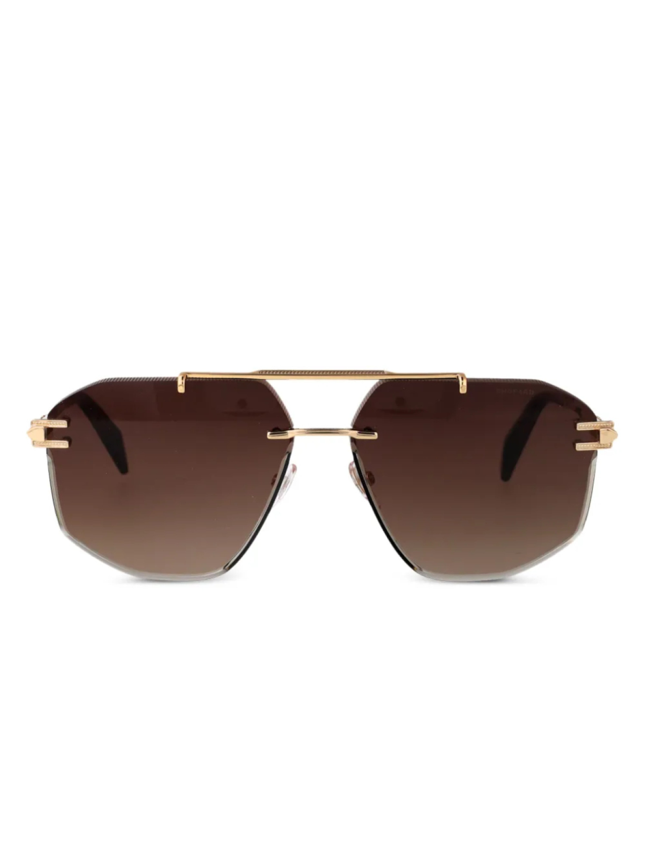 

Солнцезащитные очки Chopard Eyewear в геометрической оправе, розовый