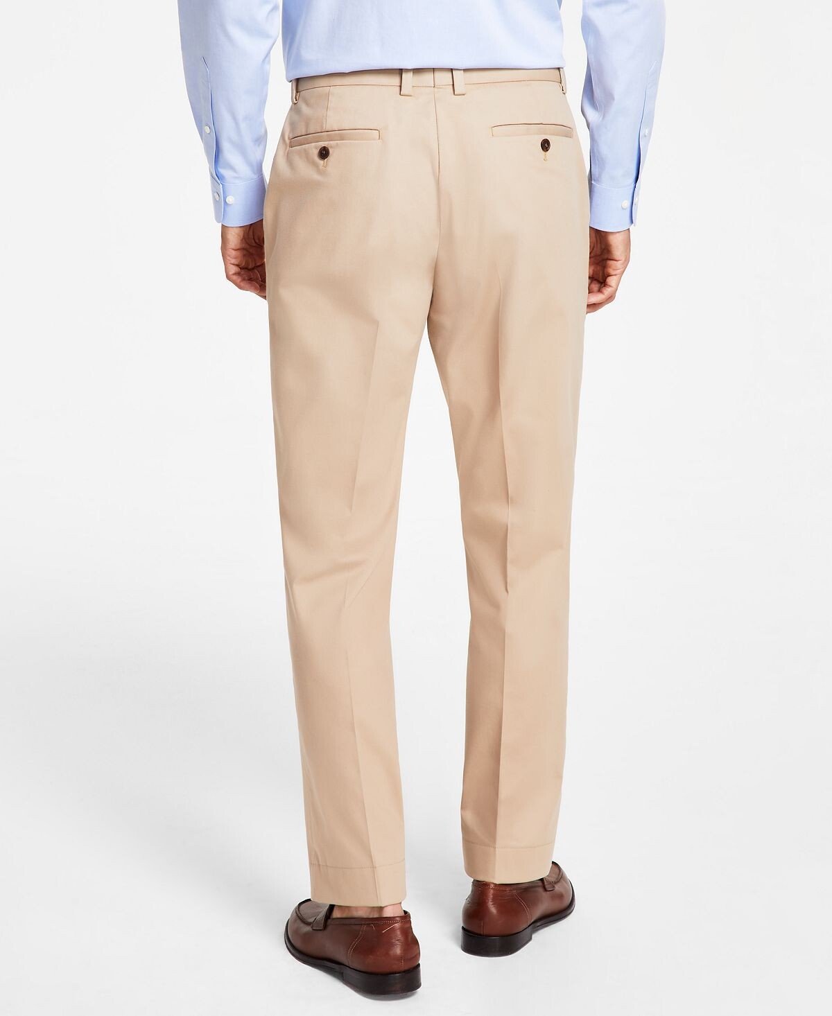 Мужские брюки-чиносы классического кроя из хлопка стрейч Brooks Brothers — фото 3