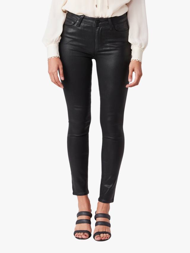 

Hoxton высокие зауженные джинсы с коротким штанином PAIGE, Black